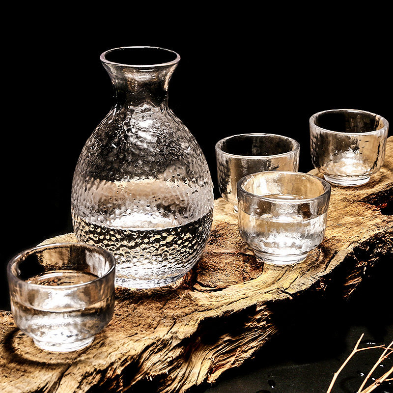 日式锤纹玻璃清酒壶酒具女生酒杯冰梅酒果酒杯白酒杯米酒小酒杯子,餐饮具,清酒杯,淘宝优惠券,粉丝福利购,淘宝优惠卷