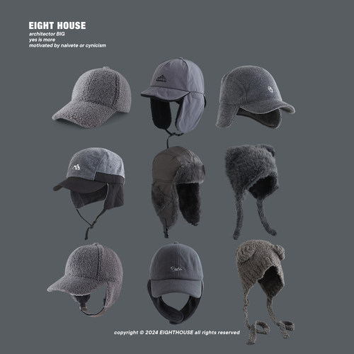 雷锋帽出游出游休闲冬季宽檐帽子