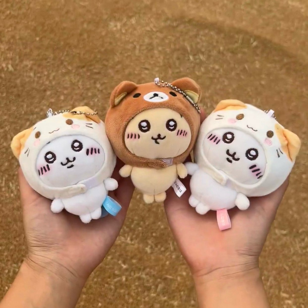 日本正版小八猫咪挂件乌萨奇吉伊小熊卡哇玩偶公仔可爱娃娃换装