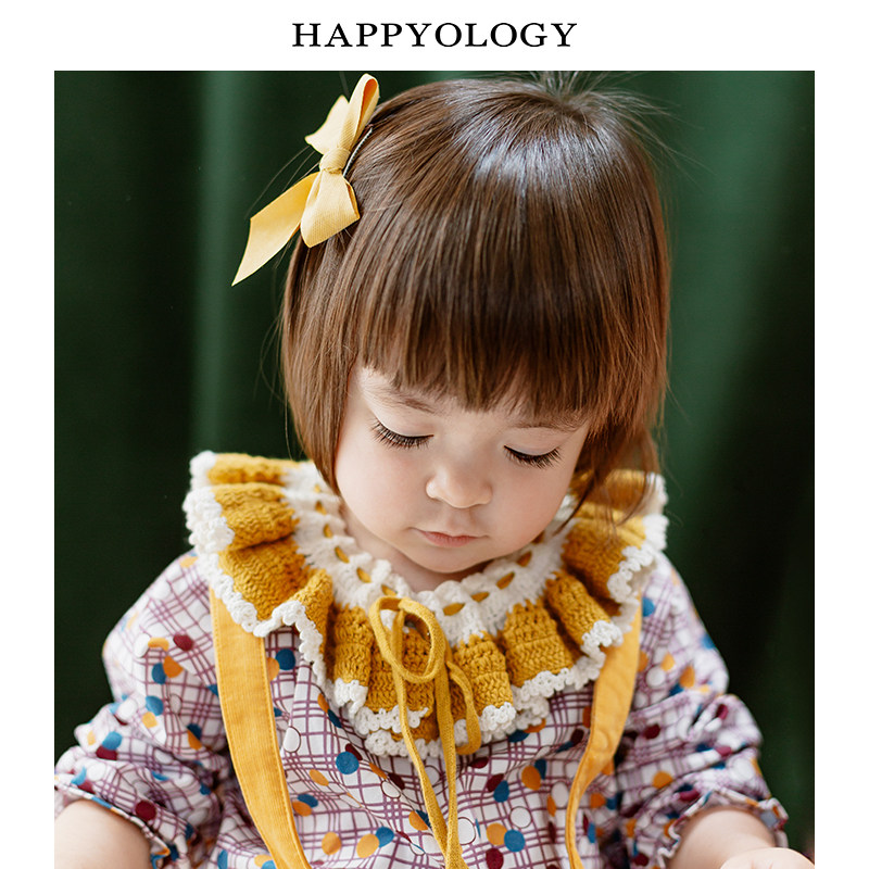 Happyology英国女童装饰领儿童假领子衣服英伦可爱女宝宝配饰领子图片