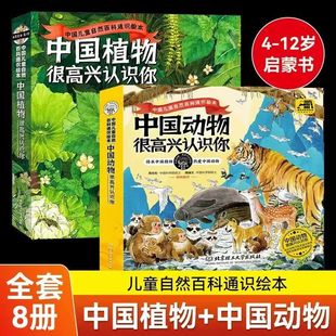 中国植物很高兴认识你全4册 速发 儿童自然百科通识绘本5 12岁小学生科普启蒙 地理乡土动物生物知识认知书籍 春夏秋冬图鉴 正版