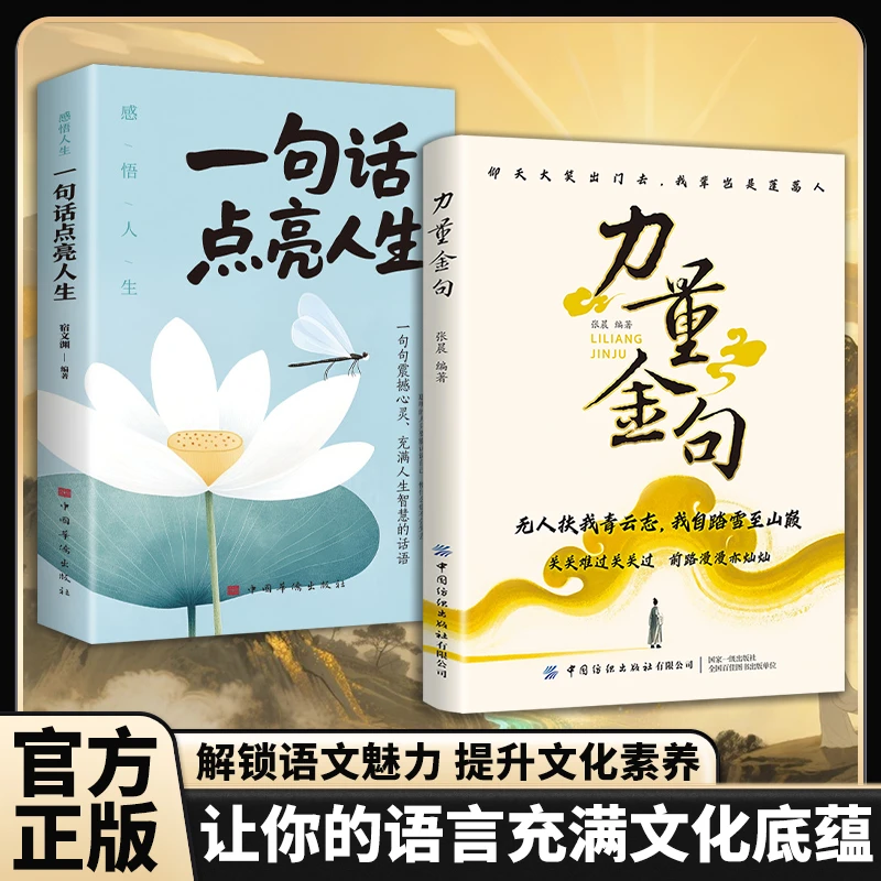 【抖音同款】力量金句+一句话点亮人生正版书籍无人扶我青云志 我自踏雪至山巅 关关难过关关过 前路漫漫亦灿灿满腹经纶句宝盆