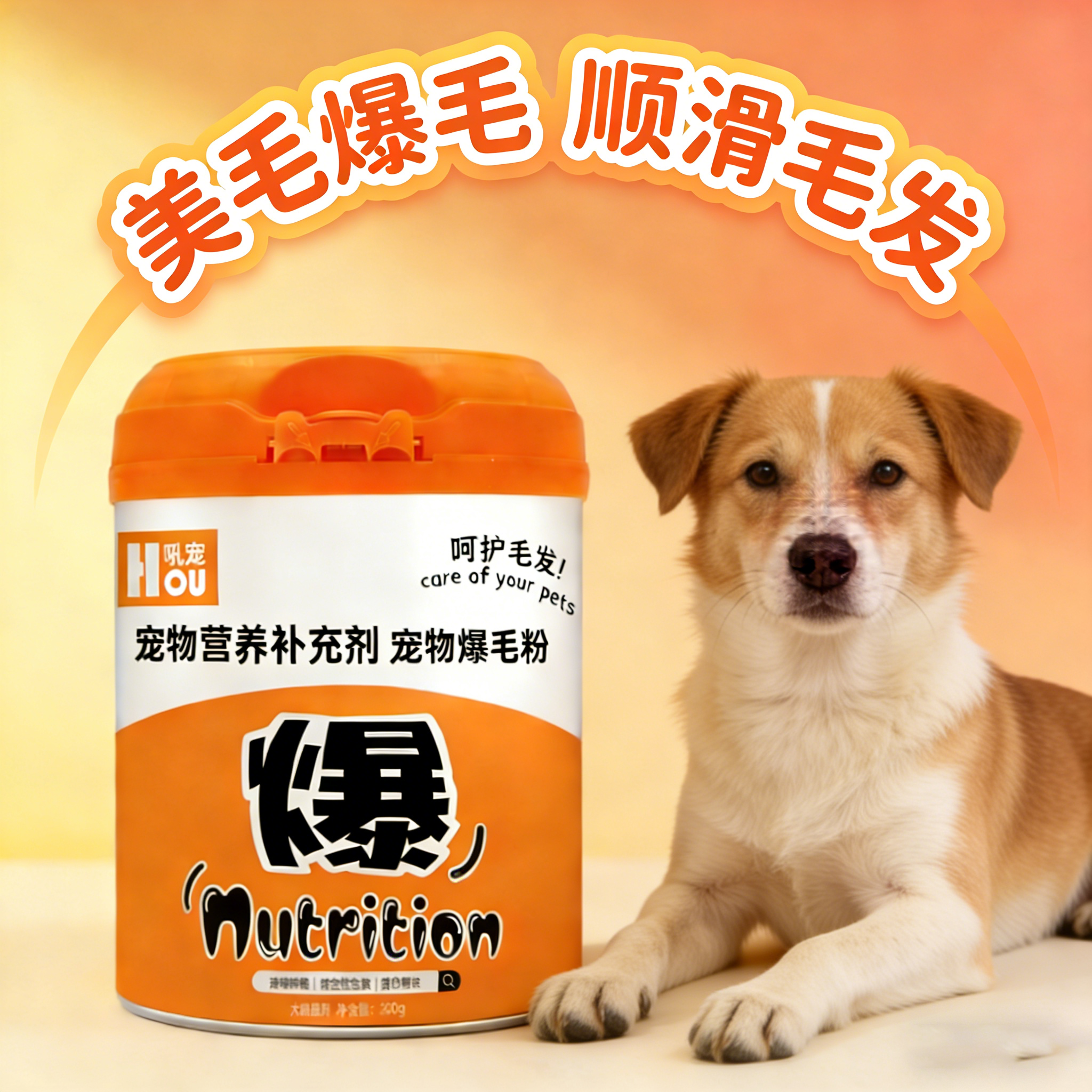 狗狗专用爆毛粉海藻粉毛发不掉毛宠物黑鼻头幼犬拌粮快速长毛亮毛,宠物/宠物食品及用品,狗卵磷脂/鱼油/海藻粉,淘宝优惠券,粉丝福利购,淘宝优惠卷