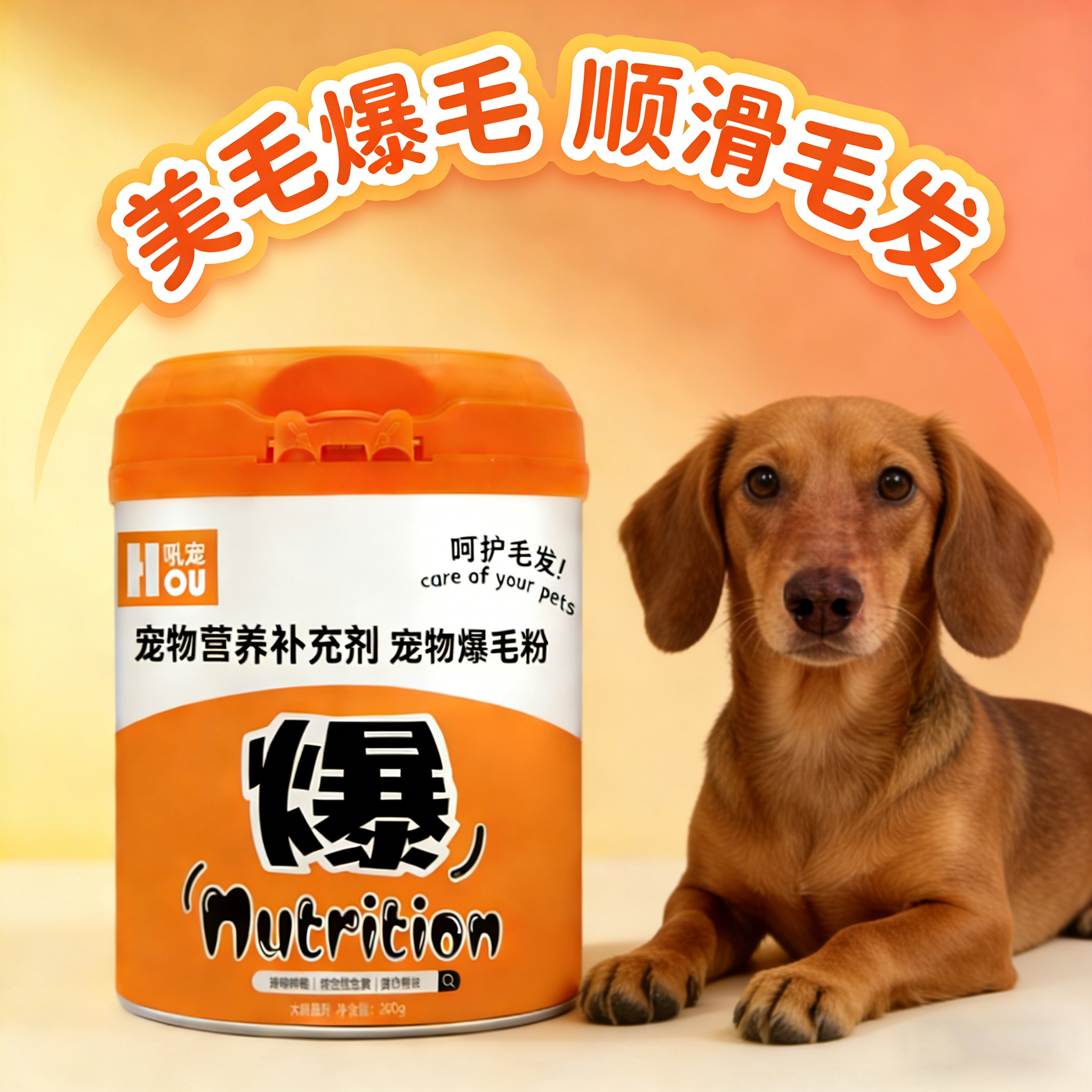狗狗专用爆毛粉海藻粉毛发不掉毛营养品长毛拌粮快速黑鼻头卵磷脂,宠物/宠物食品及用品,狗卵磷脂/鱼油/海藻粉,淘宝优惠券,粉丝福利购,淘宝优惠卷