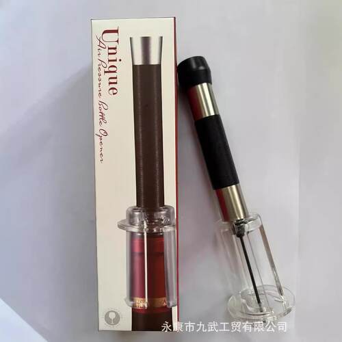 红酒开瓶 器 手葡萄酒针式动红酒启子铝管气压开厂笔形开瓶瓶器