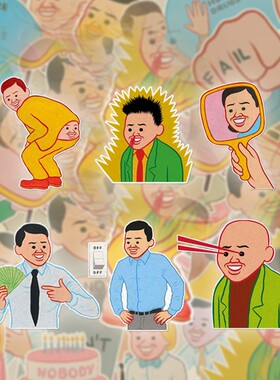 tutu卡通恶搞JoanCornella电动摩托汽车反光车身划痕装饰贴纸