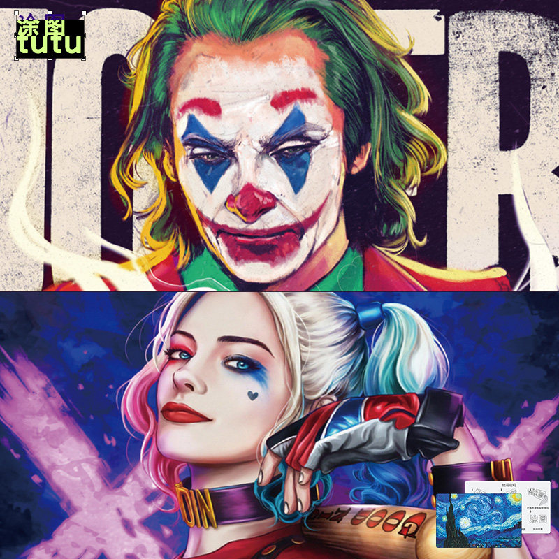 反派小丑Joker蝙蝠侠宿敌车贴