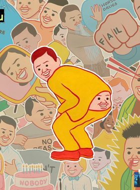 恶搞创意卡通Joan Cornella动漫车贴电动车摩托车汽车反光汽车贴