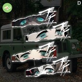 鬼灭之刃魇梦眼神周边JDM动漫汽车摩托油箱玻璃窗装 饰反光贴