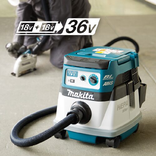 牧田充电式工业吸尘器DVC