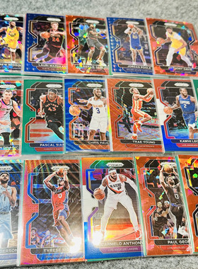 巨星彩虹套21-22折射prizm全明星 正版NBA球星卡帕尼尼Panini收藏