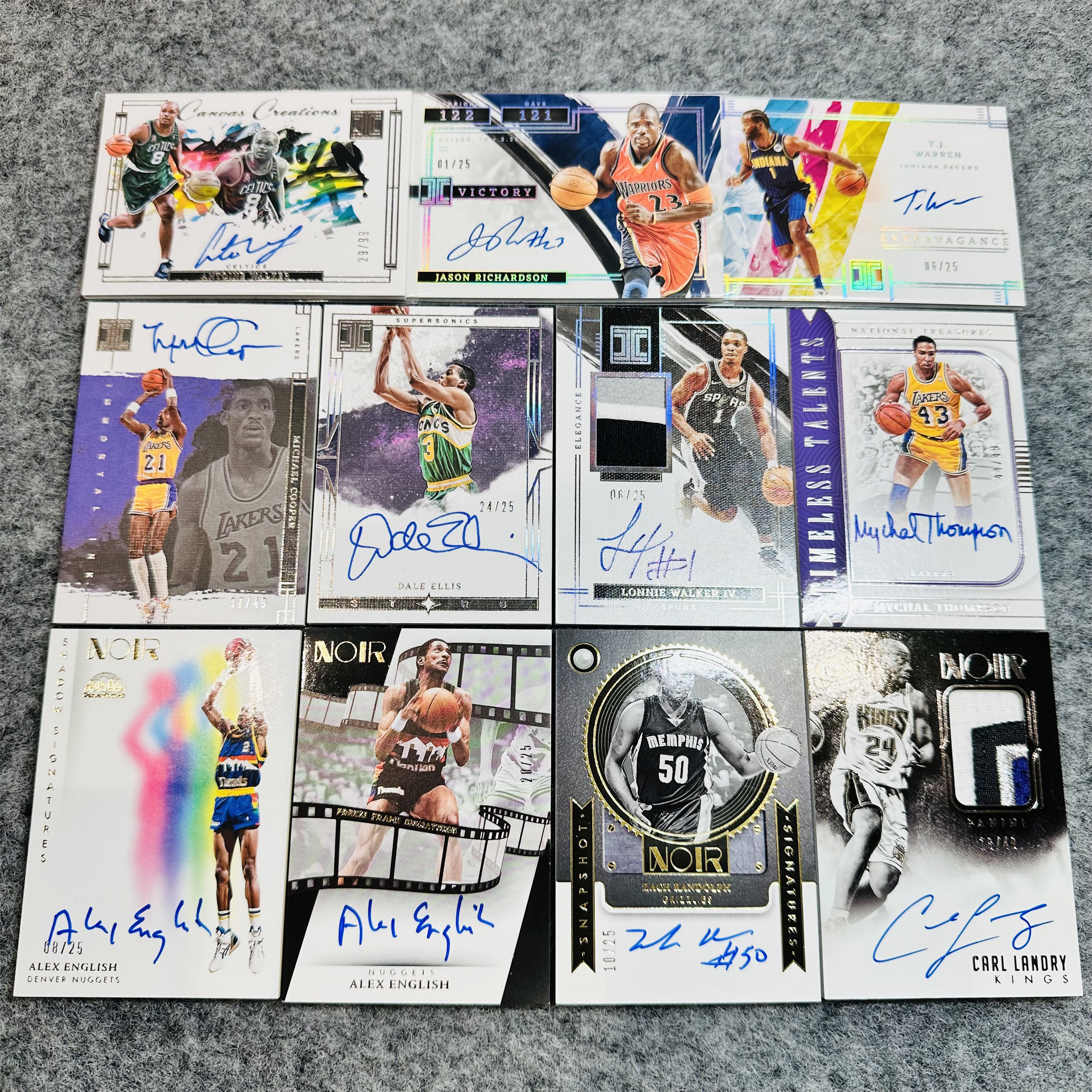 高端低编名宿卡签正版NBA球星卡