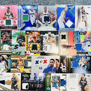 超巨名宿物料球衣邓肯韦德卡特KG 正版NBA球星卡panini帕尼尼收藏