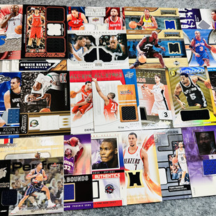 名宿老人物料姚明麦迪卡特GDP球衣正版NBA球星卡帕尼尼Panini收藏