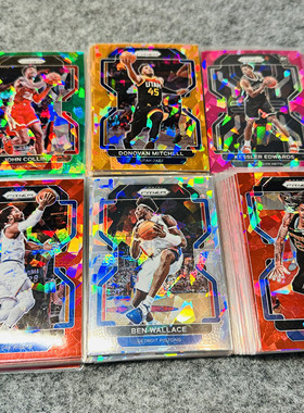 碎冰折射合集21-22prizm名宿巨星 正版NBA球星卡帕尼尼Panini收藏