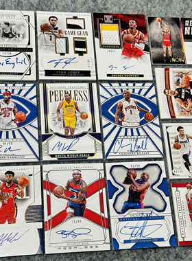 高端卡签RPA国宝签字湖人活塞正版NBA球星卡Panini帕尼尼投资收藏