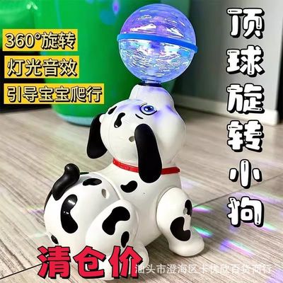 会唱歌跳舞顶球旋转特技狗狗儿童