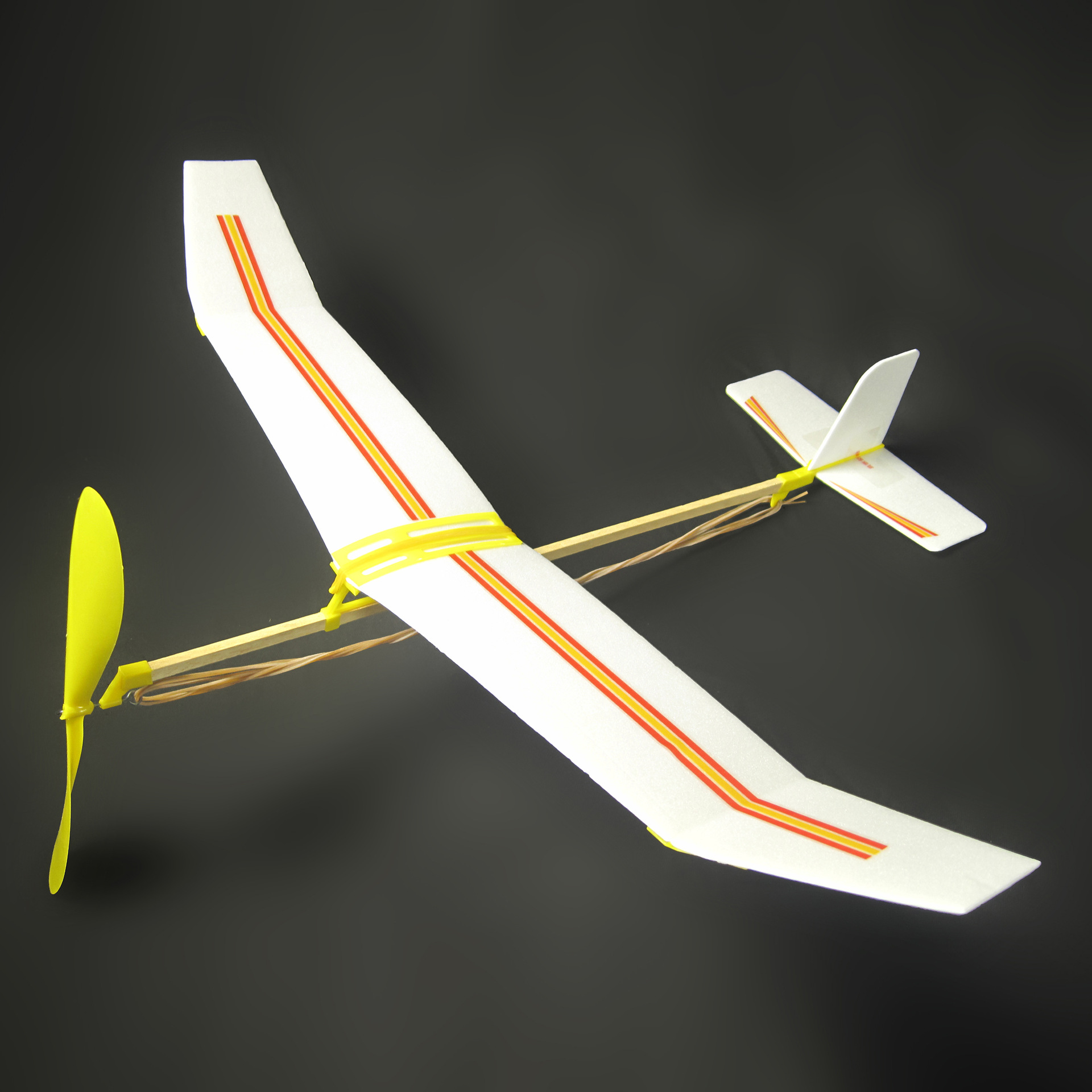 飞驰橡筋动力飞机航空研学模型