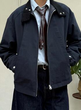 Point lamp日系复古解构设计短款夹克男潮牌宽松cleanfit百搭外套