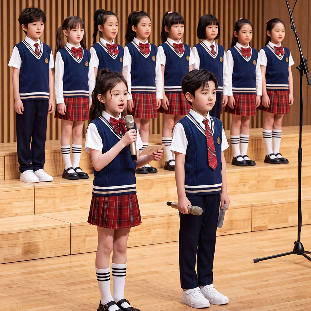 团购优惠儿童合唱演出服班服