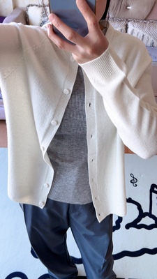 杭州四季青 glog 秋冬新款天丝羊毛针织开衫 女