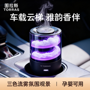 图拉斯观景车载香薰汽车香水2026新款香氛喷雾机车用持久留香摆件