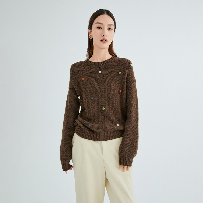 Lucidy/鲁思蒂慵懒毛衣针织衫