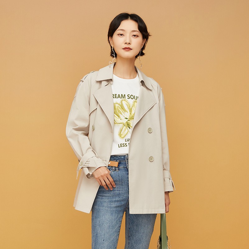 Lucidy/鲁思蒂中长款风衣