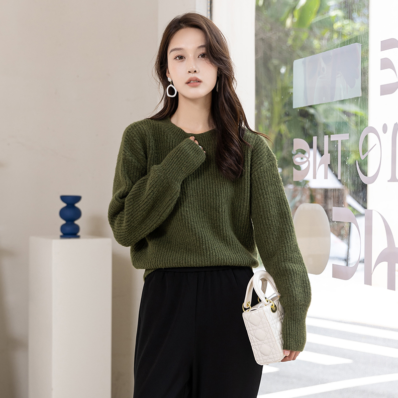 Lucidy/鲁思蒂套头毛衣针织衫