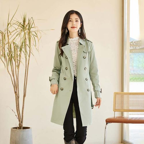 休闲中长款风衣Lucidy/鲁思蒂