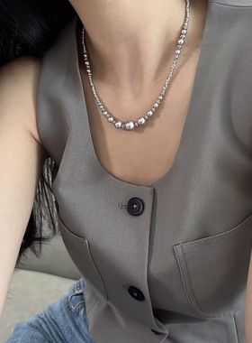 饰品珍珠ZWU锁骨链水晶