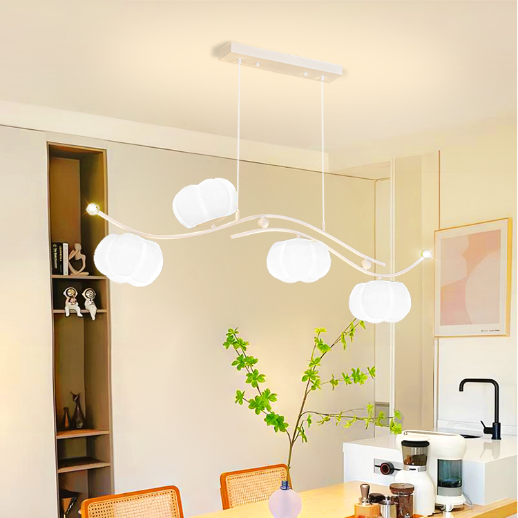 NRKXO高贵艺术流水弧线餐厅吊灯