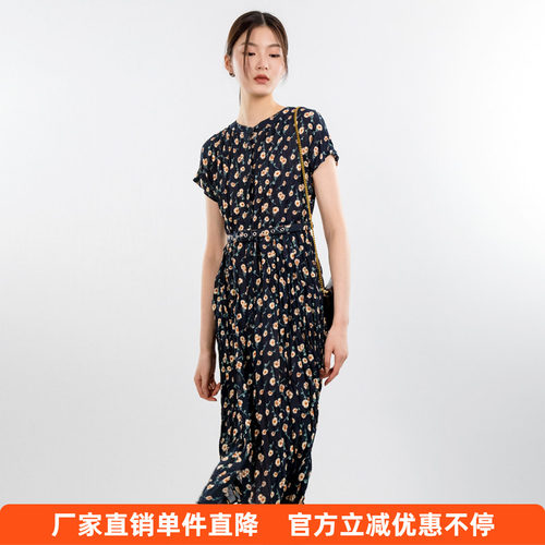 红人a字休闲衬衫连衣裙修身短袖