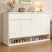 架新款 实木鞋 柜家用门口玄关柜一体靠墙简约现代岩板鞋 储物柜