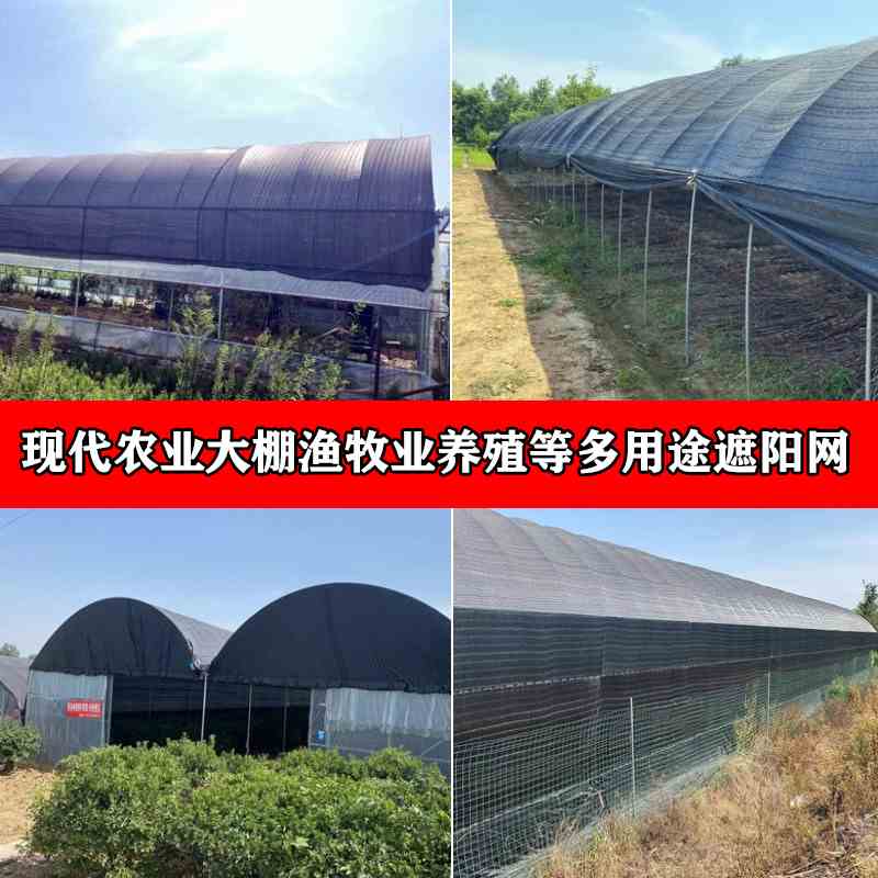 新品抗老化平织遮阳网防晒网加密加厚太阳网农用大棚遮阴网养殖遮