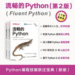 Python 流畅 第2版 全2册 Python进阶指南Python****设计教程书籍 深入理解Python语言核心特性及底层逻辑 书