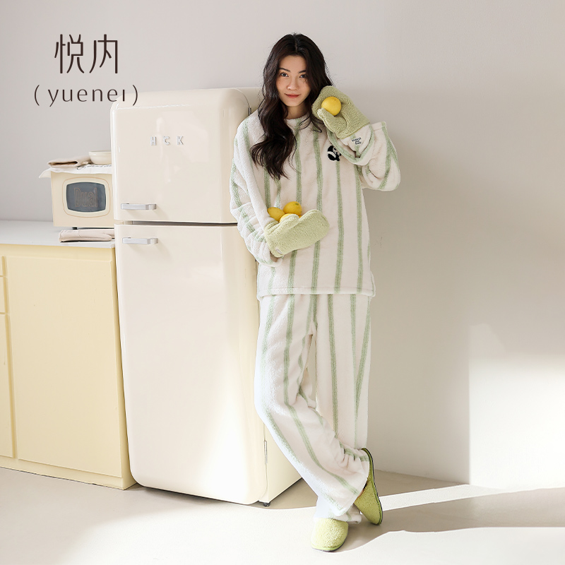 【商场同款】悦内女士法兰绒睡衣