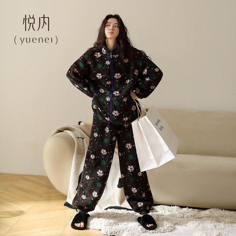 【商场同款】悦内女士法兰绒睡衣