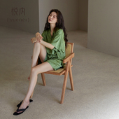 丝绸薄款 悦内睡衣女款 仿真丝高级感 短裤 家居服夏款 夏季 冰丝绸短袖