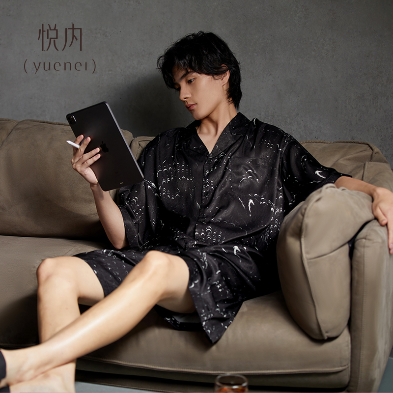【商场同款】悦内男士丝绸睡衣