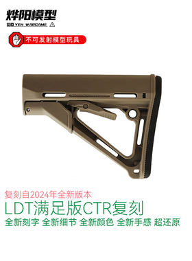 LDT 满足版CTR FDE 2.0沙色 后托 尼龙安全软蛋模型玩具 不可发射