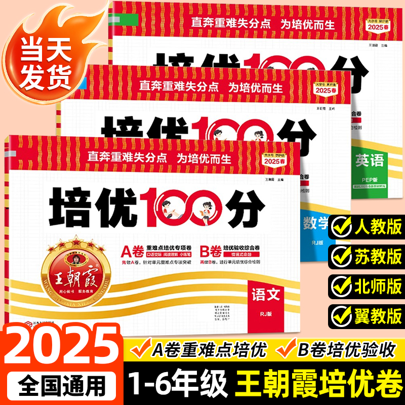 王朝霞试卷培优100分卷王朝霞