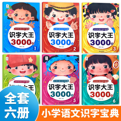 幼儿识字大王3000字教材全套