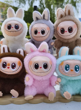 新款卡通labubu可坐