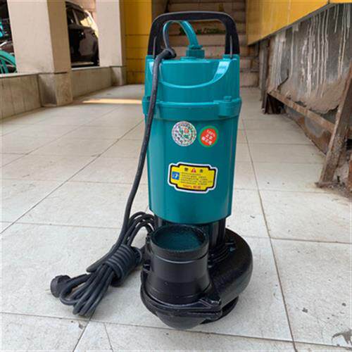 潜水泵大流量农用灌溉家用抽水机两相电 2.5kw4寸不锈钢加6米帆布