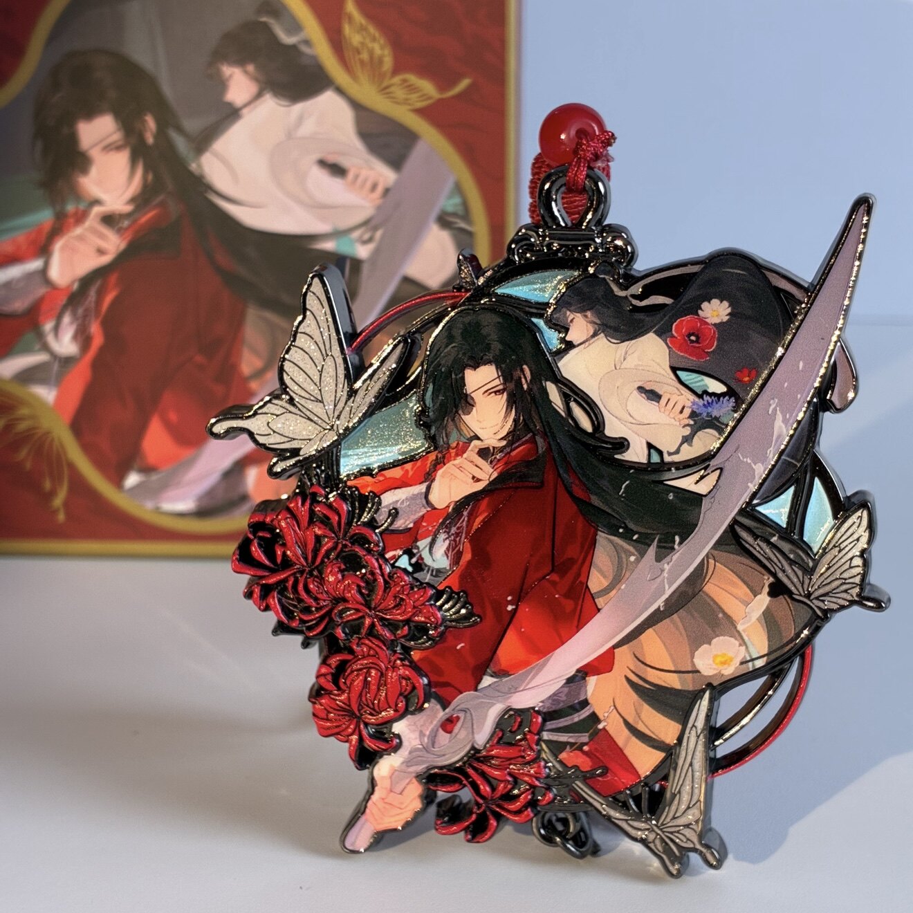 thumbnail for [Official Authentic] Keep Tianguan's Blessing Co-branded Medal, Huacheng Birthday Medal, Xie Lian Ancient-style Model Toys