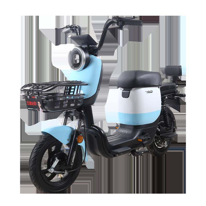 五星钻豹电动车 新国标48v24ah锂电瓶车长续航电动自行车 b3plus