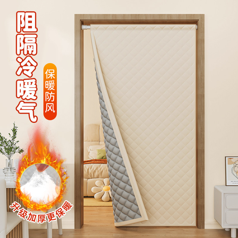 防风挡风防寒门帘冬天保温隔断帘图片