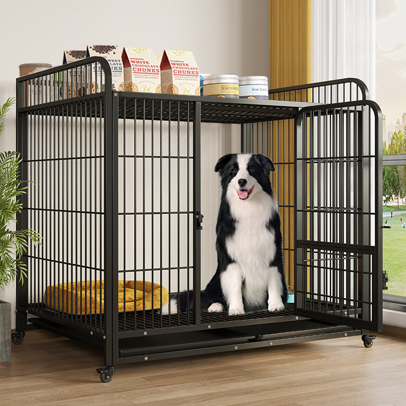 狗笼子大型犬边境牧羊犬专用中型狗窝带厕所室内新型超大自由空间