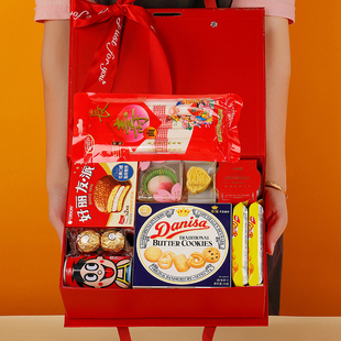 过寿宴回礼盒老人做寿60岁7080岁伴手礼祝寿套装生日礼寿桃寿面